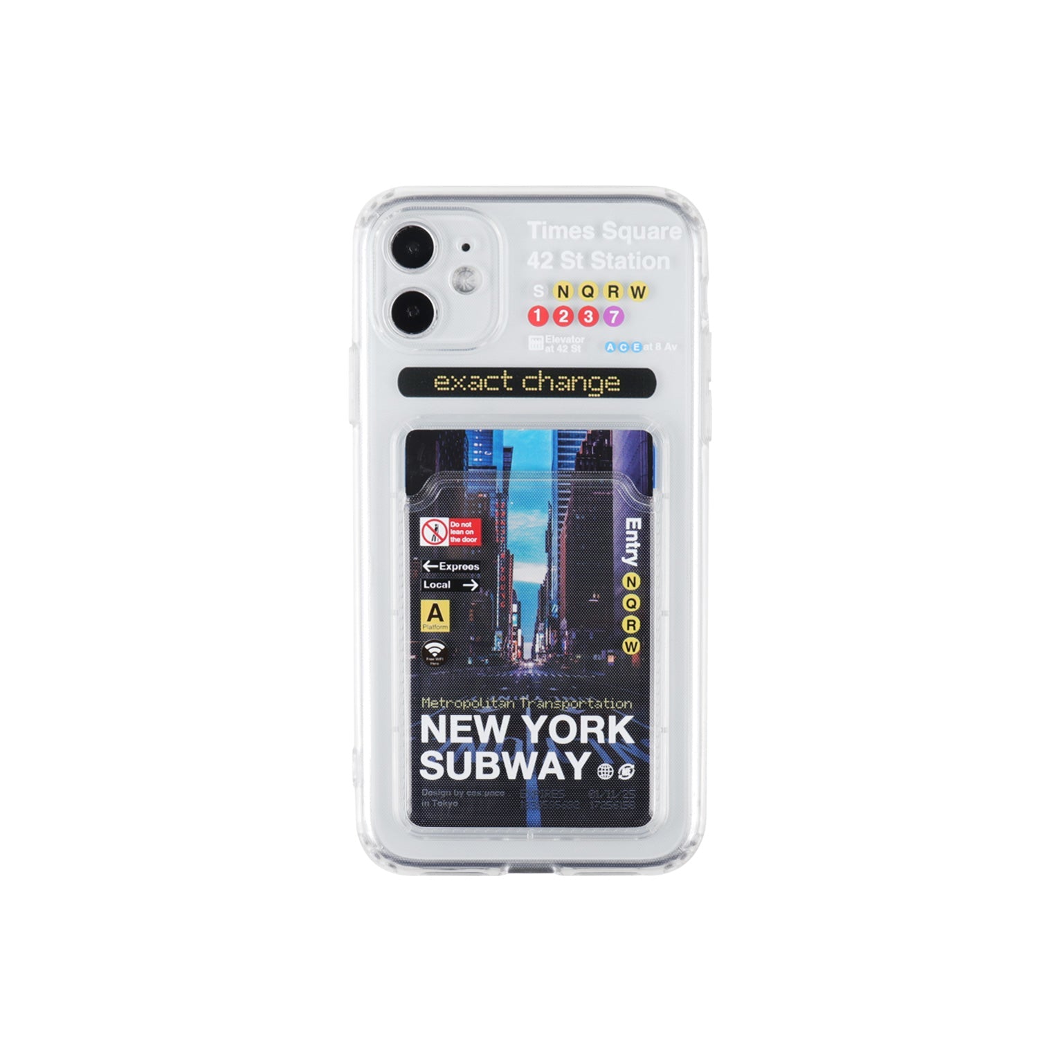 cas:pace 22S/S 「New York Subway」カード入れ携帯ケース - cas:pace 殼空間